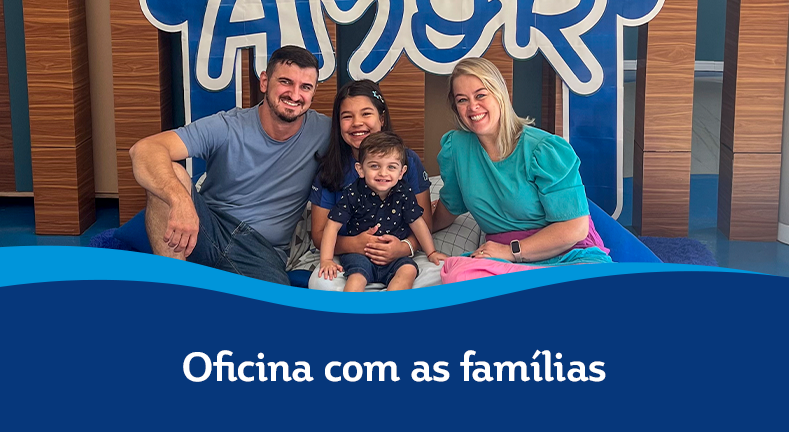Oficina com as famílias
